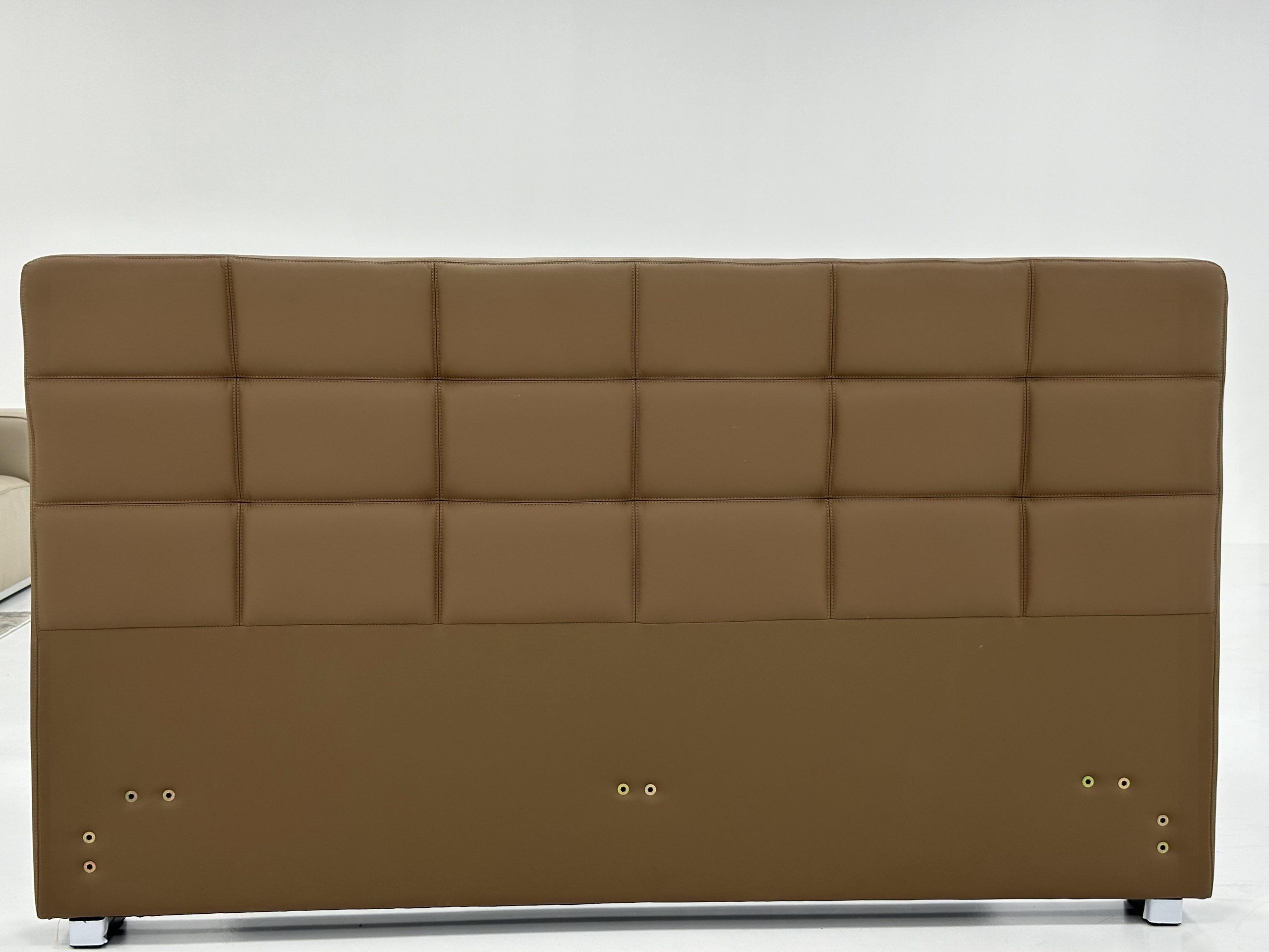 Modern Leather Bed Frame Queen Size - Image 4