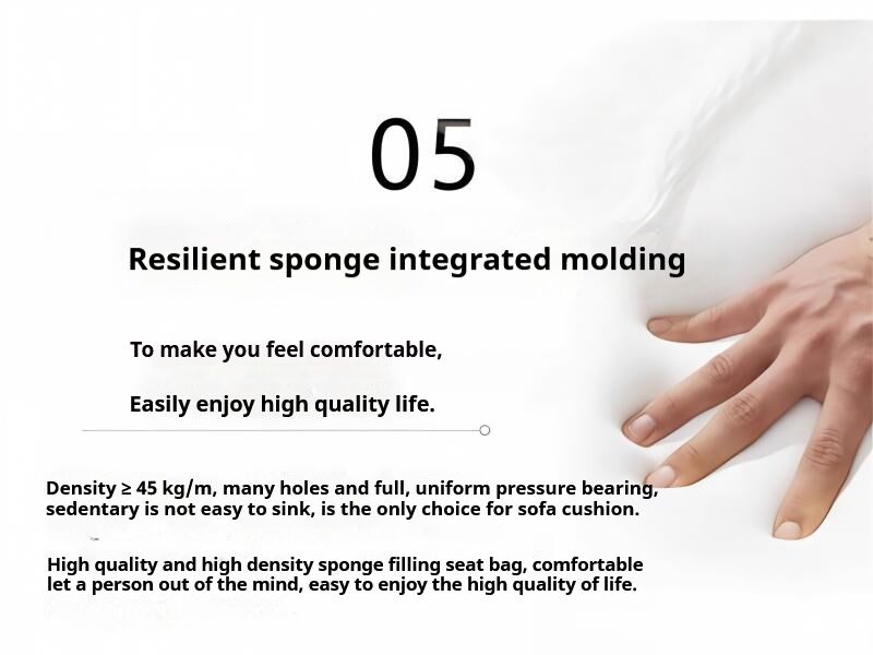 One-piece high density high resilience foam hotel sofa cushion